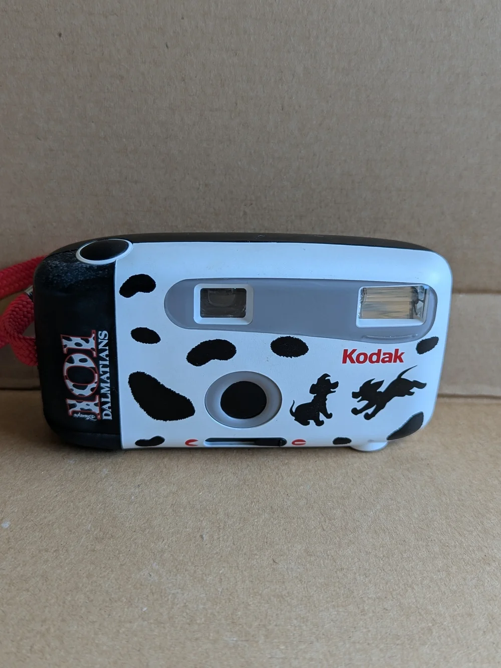 VTG Kodak 101 Dalmatians Pocket Film Camera 1996 Black & White Collectible